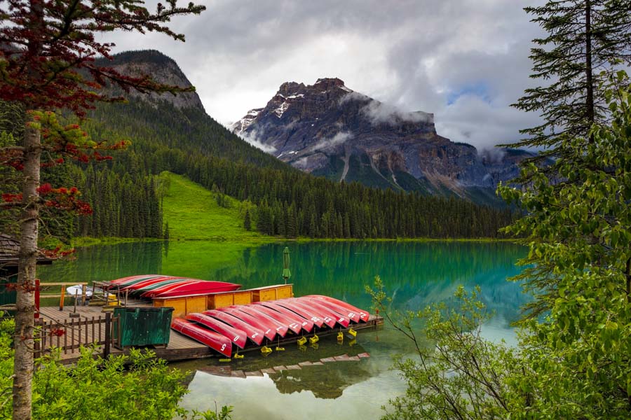 Yoho Jasper Banff National Park Fridge Magnet Emerald Lake